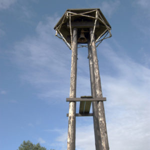 bell tower of Gross Rosen concentration camp