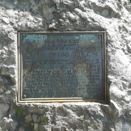 Schoolmaster Hill Ruins, home of Ralph Waldo Emerson, Franklin Park, MA