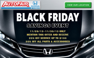 AutoFair 2014 Black Friday Special