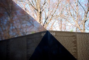Vietnam Veterans Memorial in Washington DC - photography by Jenny SW Lee