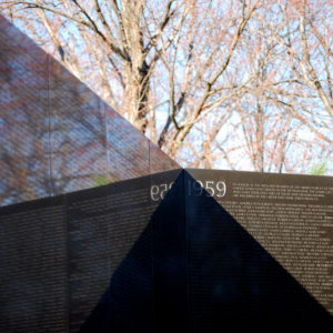 Vietnam Veterans Memorial in Washington DC - photography by Jenny SW Lee