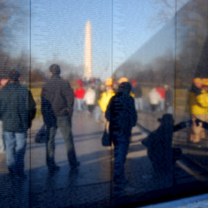 Vietnam Veterans Memorial in Washington DC - photography by Jenny SW Lee