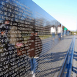 Vietnam Veterans Memorial in Washington DC - photography by Jenny SW Lee