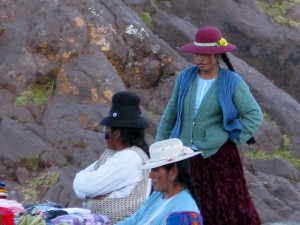 Sillustani women, Peru - photography by Jenny SW Lee