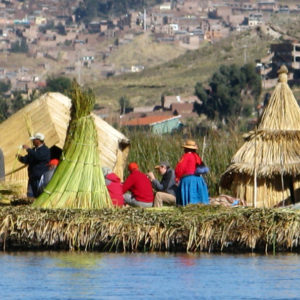 Uros Floating Island, Peru - photography by Jenny SW Lee