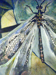 Insect - acrylic by Jenny S.W. Lee