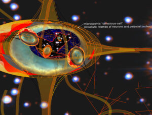 Microcosm versus macrocosm digital design created by Jenny S.W. Lee
