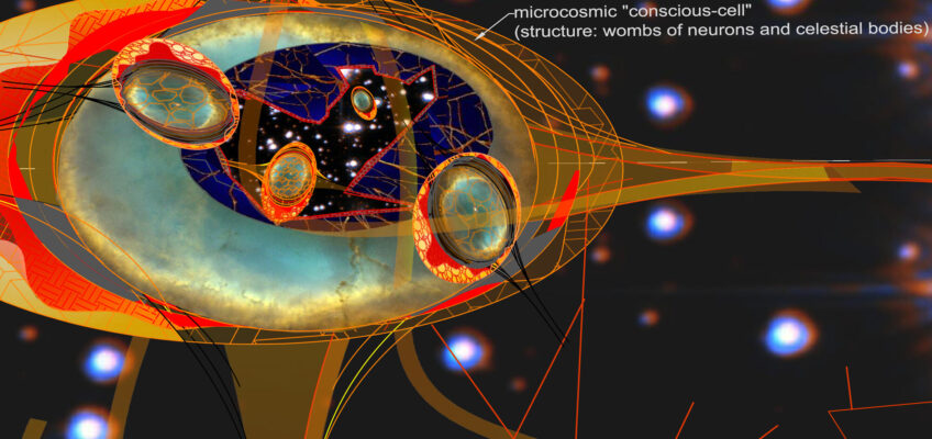 Microcosm versus macrocosm digital design created by Jenny S.W. Lee