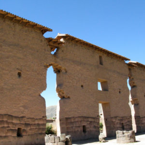 Temple of Wiracocha in Raqchi