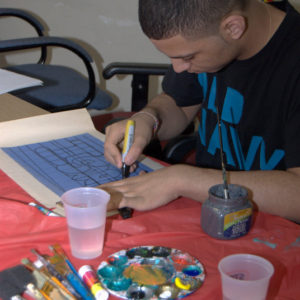 Afterschool art enrichment program at Salem Cyberspace