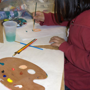 Afterschool art enrichment program at Salem Cyberspace