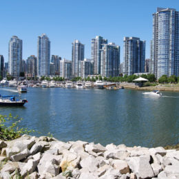 Along the Seawall in Stanley Park.