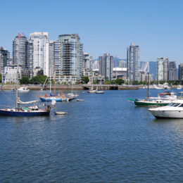 Along the Seawall in Stanley Park.