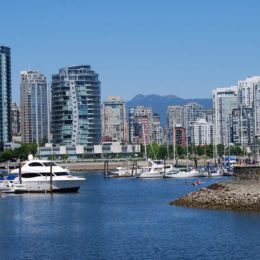 Along the Seawall in Stanley Park.