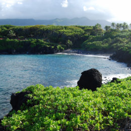 Waianapanapa Black Sand Beach