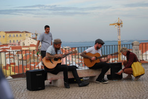 Largo Das Portas Do Sol in Alfama Portugal - photography by Jenny SW Lee