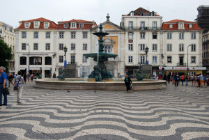 Rossio Square, Lisbon Portugal - photography by Jenny SW Lee