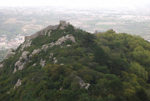 View of Castle of the Moors from Pena National Palace, Portugal - photography by Jenny SW Lee