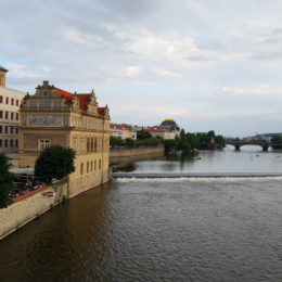 Vtava river and bridges