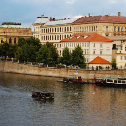 Vtava river and bridges