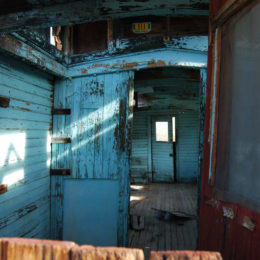 Abandoned caboose, Rhyolite, Nevada