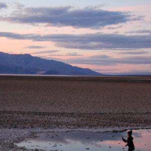 Badwater Basin at Sunset - photography by Jenny SW Lee