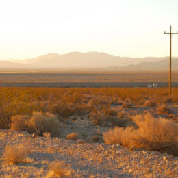 sunrise in Rhyolite