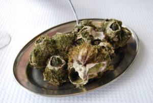 Cracas barnacles in Cais 20 restaurant in Sao Roque, Sao Miguel Azores Portugal - photography by Jenny SW Lee
