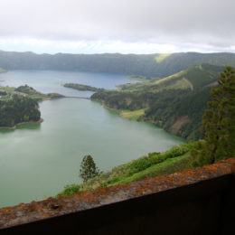 Sete Cidades Lagoon view  from Monte Palace