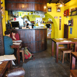 Taberna Acor restaurant in Ponta Delgada on a Sunday