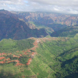 View from the helicopter.