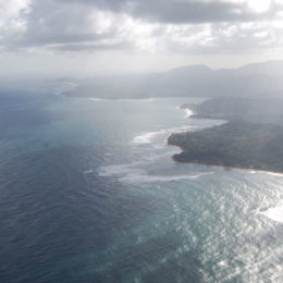 View from the helicopter.
