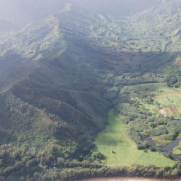 View from the helicopter.