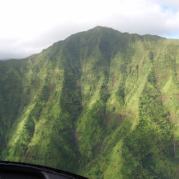 View from the helicopter.