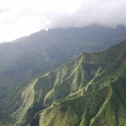 View from the helicopter.