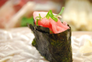 Azumaya sushi restaurant in Hasukaichi