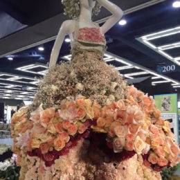 Northwest Flower and Garden Festival | Fleurs de Villes' floral art mannequins | Photography by Jenny SW Lee