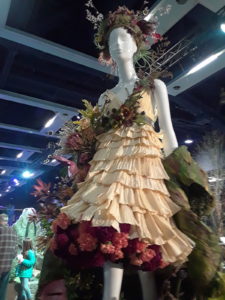 Northwest Flower and Garden Festival | Fleurs de Villes' floral art mannequins | Photography by Jenny SW Lee