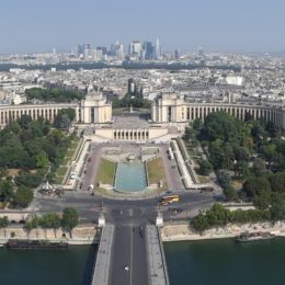 View from the top of the Eiffel Tower