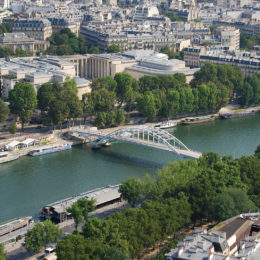 View from the top of the Eiffel Tower