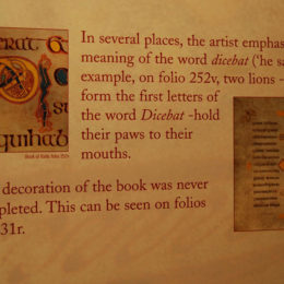 Book of Kells Exhibit