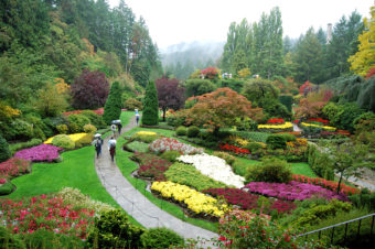 Butchart Garden in Brentwood Bay, British Columbia, Canada | Photography by Jenny S.W. Lee