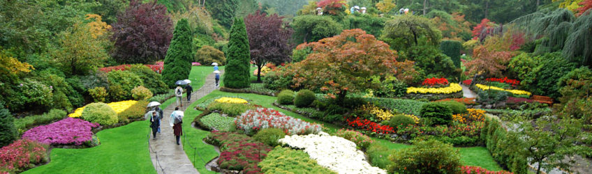 Butchart Garden in Brentwood Bay, British Columbia, Canada | Photography by Jenny S.W. Lee