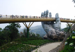 Golden Bridge, Ba Na Hills, Da Nang, Vietnam | Photography by Jenny S.W. Lee