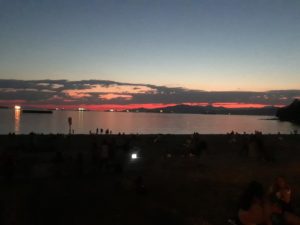 English Bay sunset