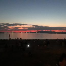 English Bay Beach - sunset