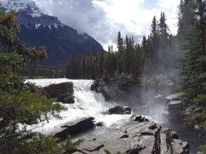 Athabasca Falls, Jasper National Park, Alberta Canada | Photography by Jenny S.W. Lee