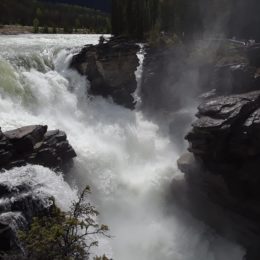 Athabasca Falls, Jasper National Park, Alberta Canada | Photography by Jenny S.W. Lee