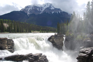 Athabasca Falls, Jasper National Park, Alberta Canada | Photography by Jenny S.W. Lee