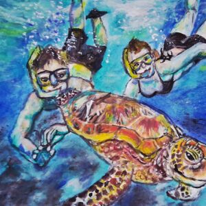 Sea Turtle | acrylic
